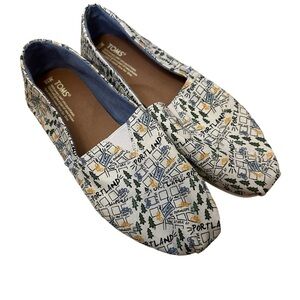 Toms Shoes, Men’s Size 10. Portland, Oregon design
